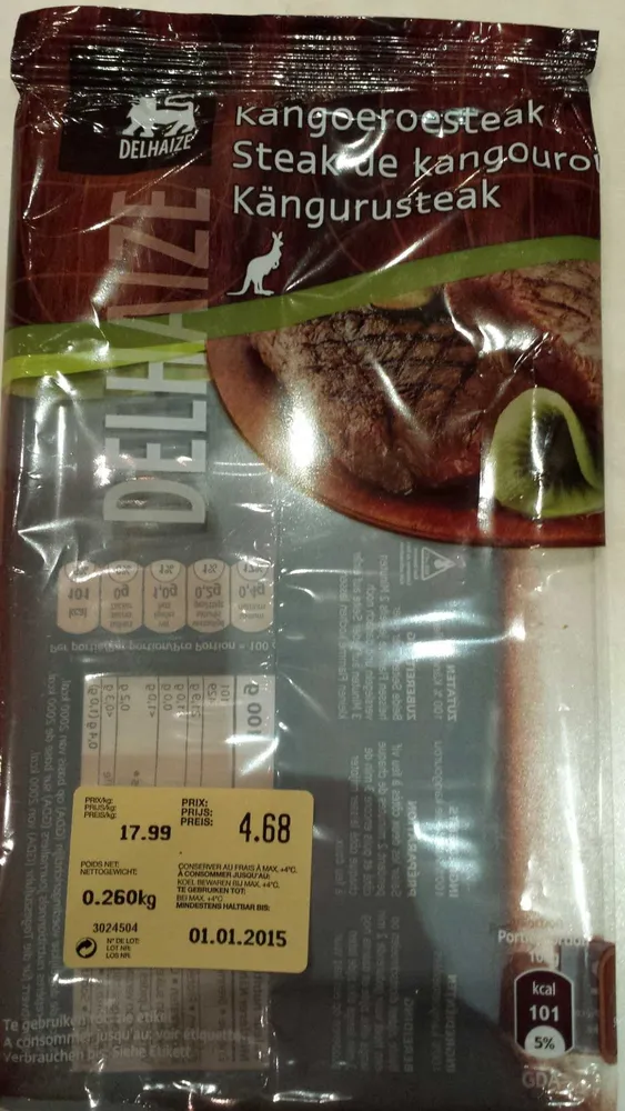 Steak de kangourou