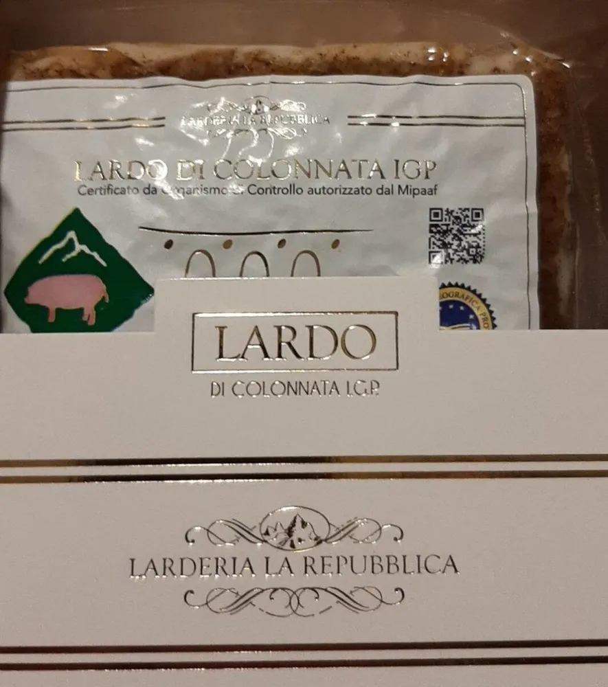 Lardo di colonnata igp