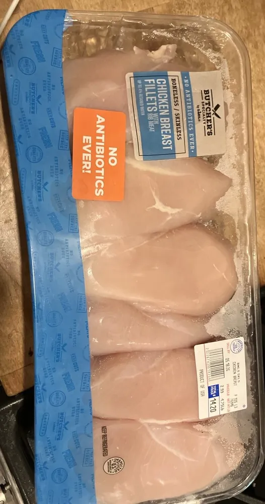 Boneless Skinless Chicken Breast Fillets With Rib Meat