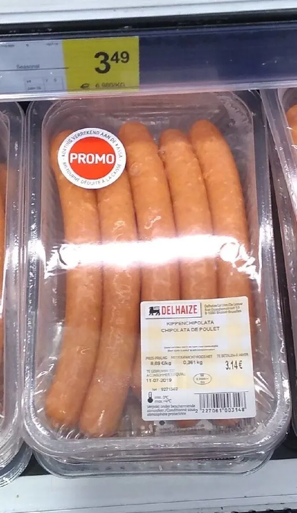 Chipolatas de poulet