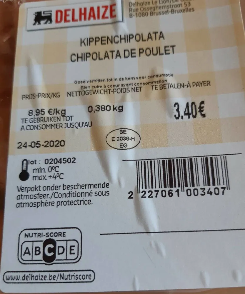 Kippenchipolata