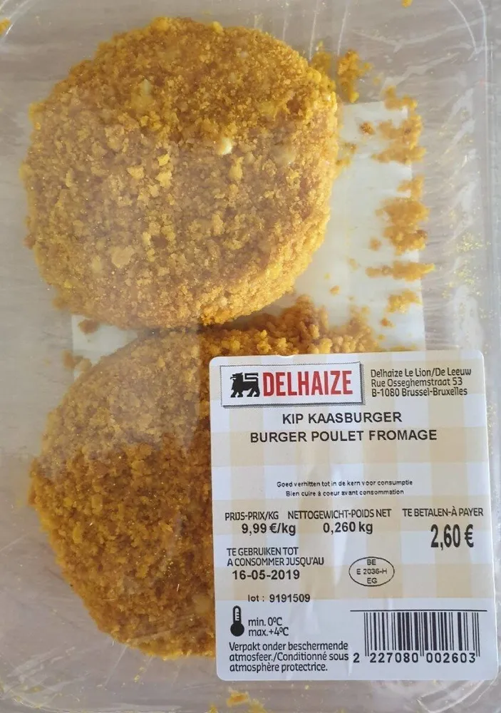 Burger poulet fromage