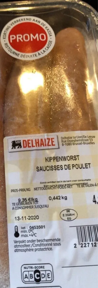 Saucisses de poulet