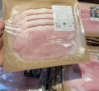 Jambon cuit italien rôti aux herbes avec couenne