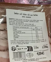 Jambon cuit rôti italien