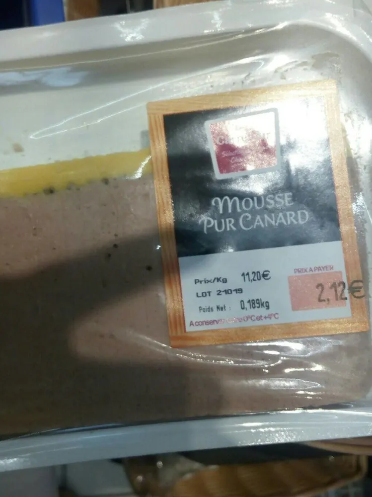 Mousse pur canard