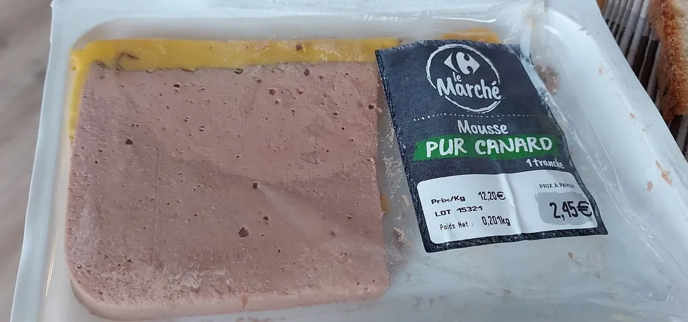 Mousse pur canard