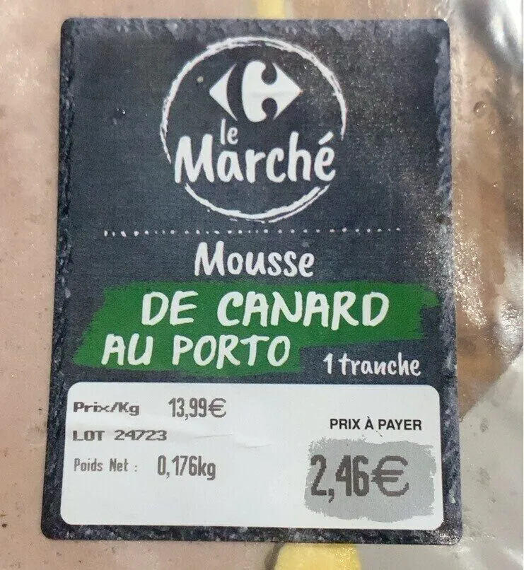 Mousse pur canard