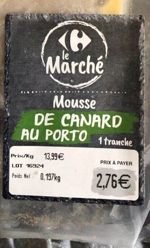 Mousse de canard au porto