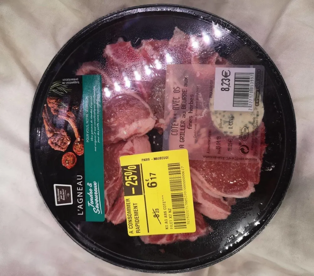 L'agneau tendré et savoureux
