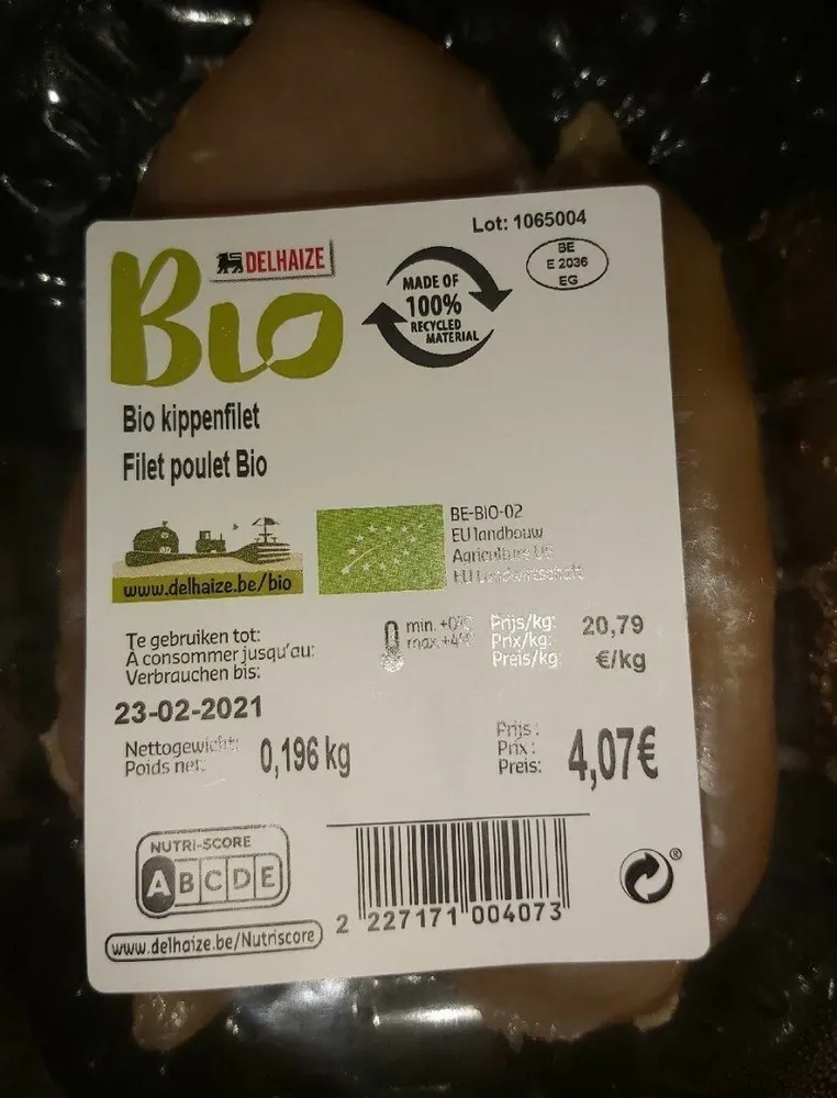 Filet poulet bio