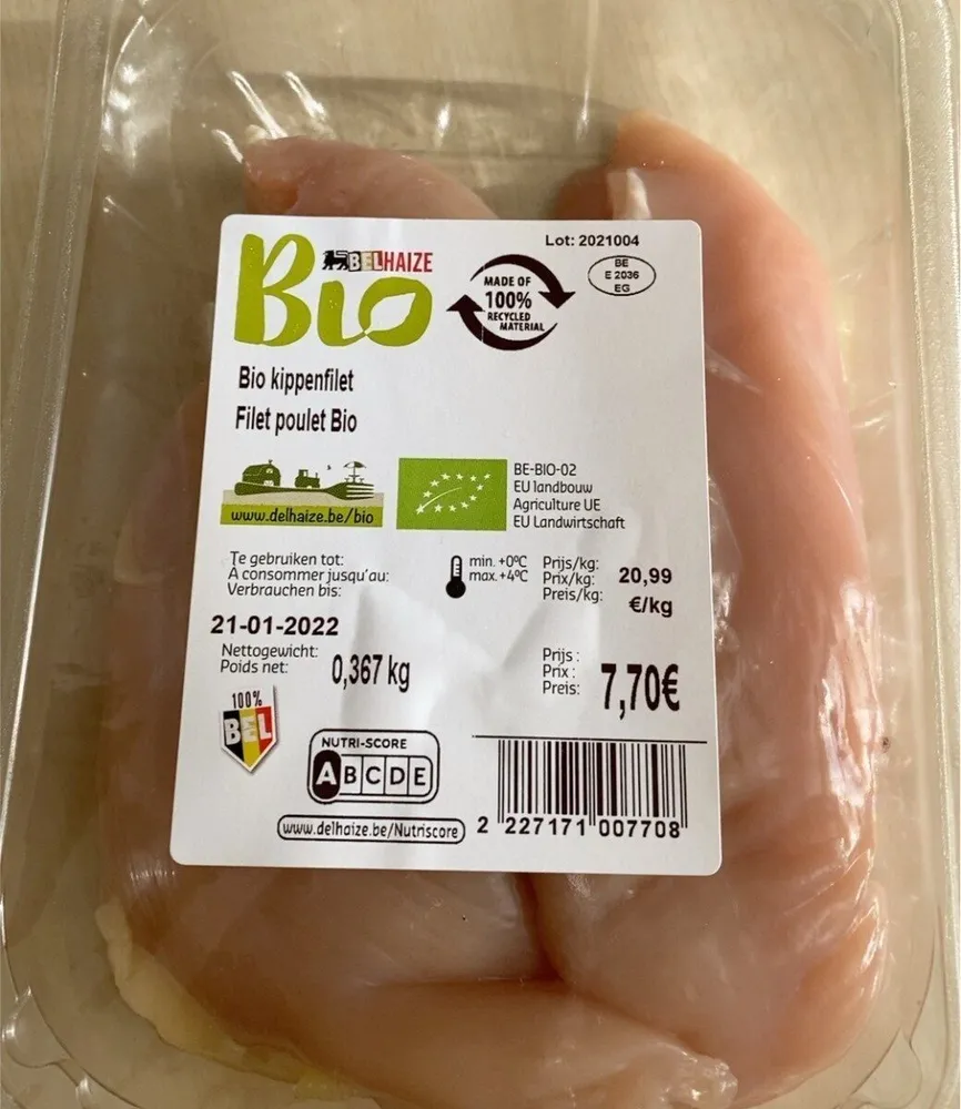 Filet de poulet bio