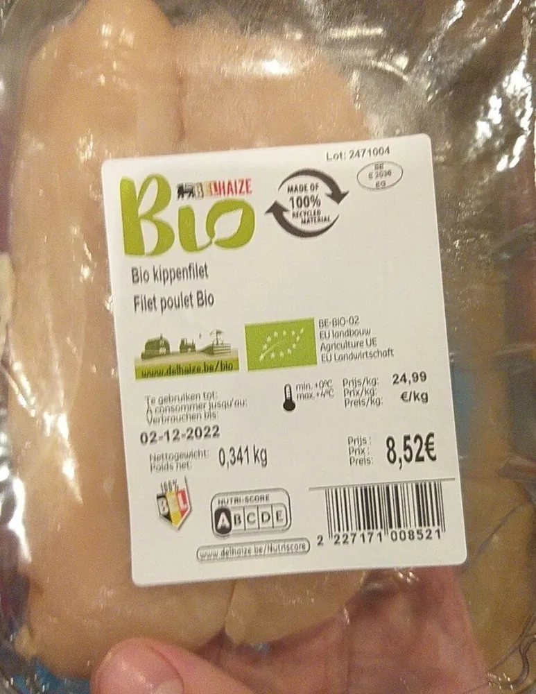 Filet poulet Bio
