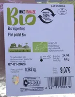 Filet poulet Bio