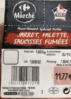 Jarret palette saucisses fumees