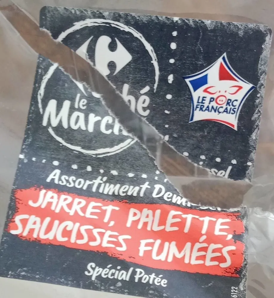 Jarret palette saucisses fumées