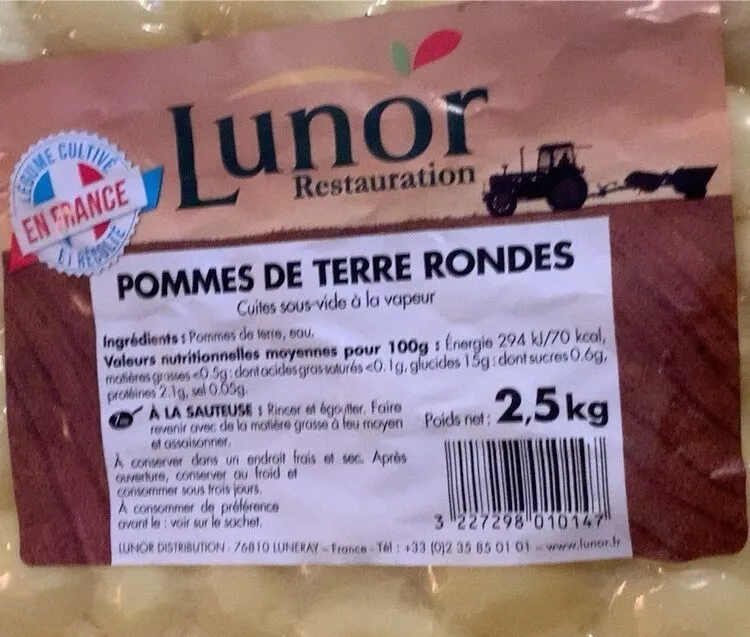 Pommes de terre ronde