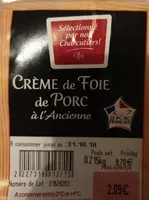 Crème de foie de porc