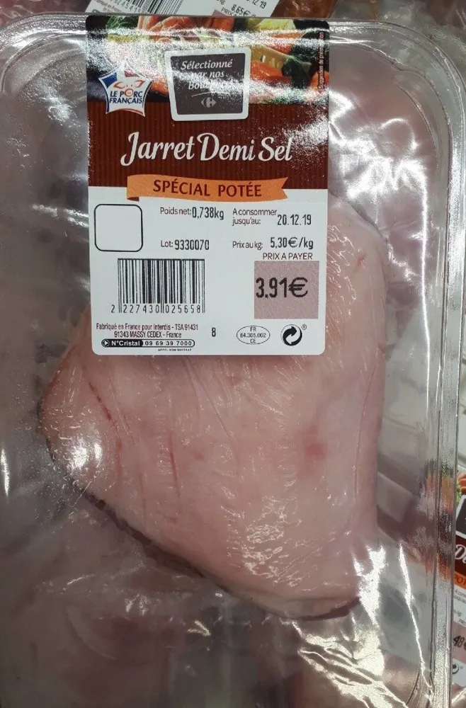 Jarret demi sel