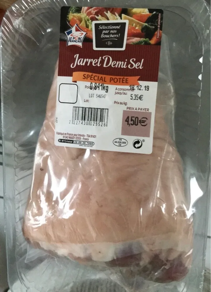 Jarret demi sel