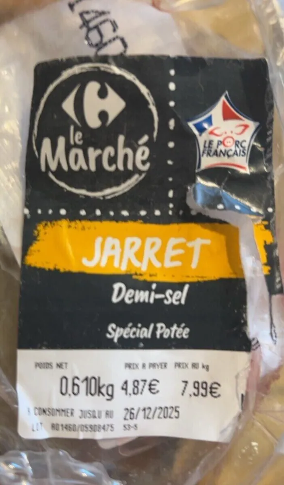 Jarret demi sel spécial potée