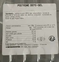 Poitrine de porc