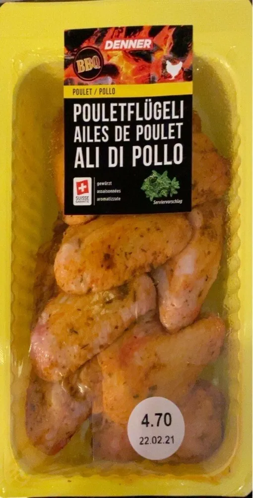 Ailes de poulet paprica 8 pieces