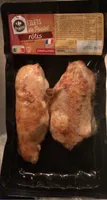 Filets de poulet rotis