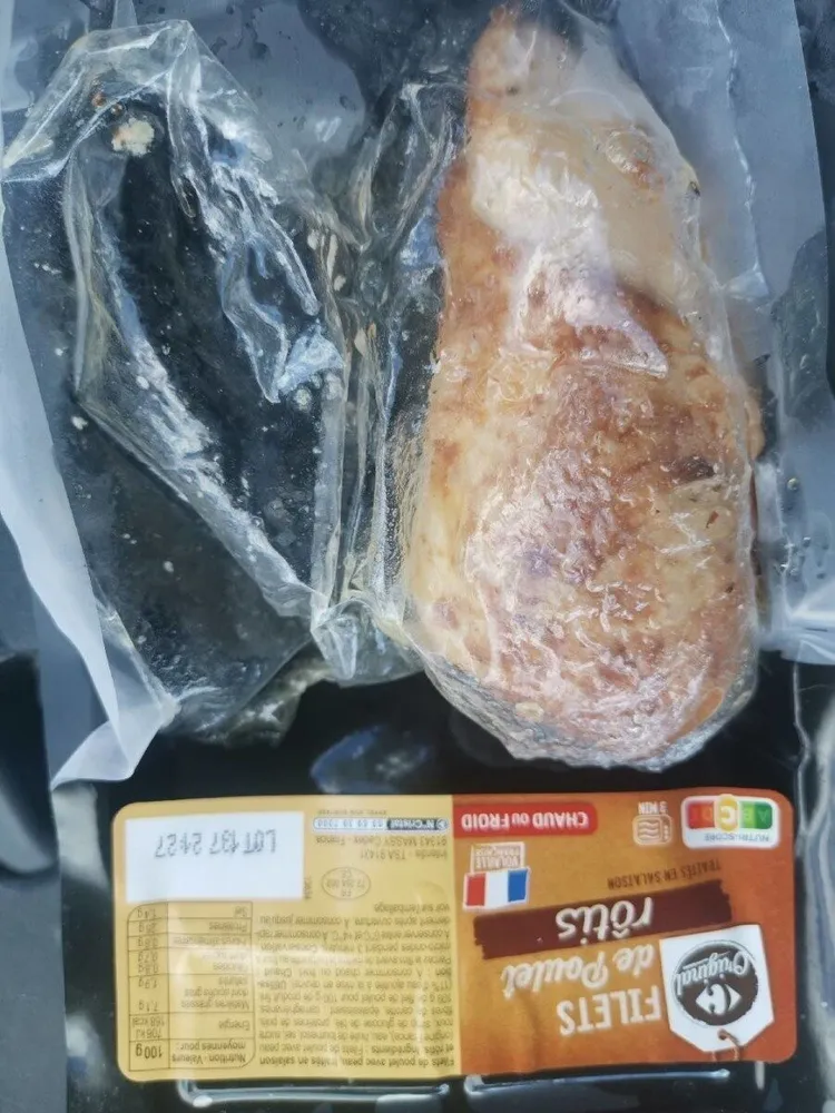Filets de poulet rôti