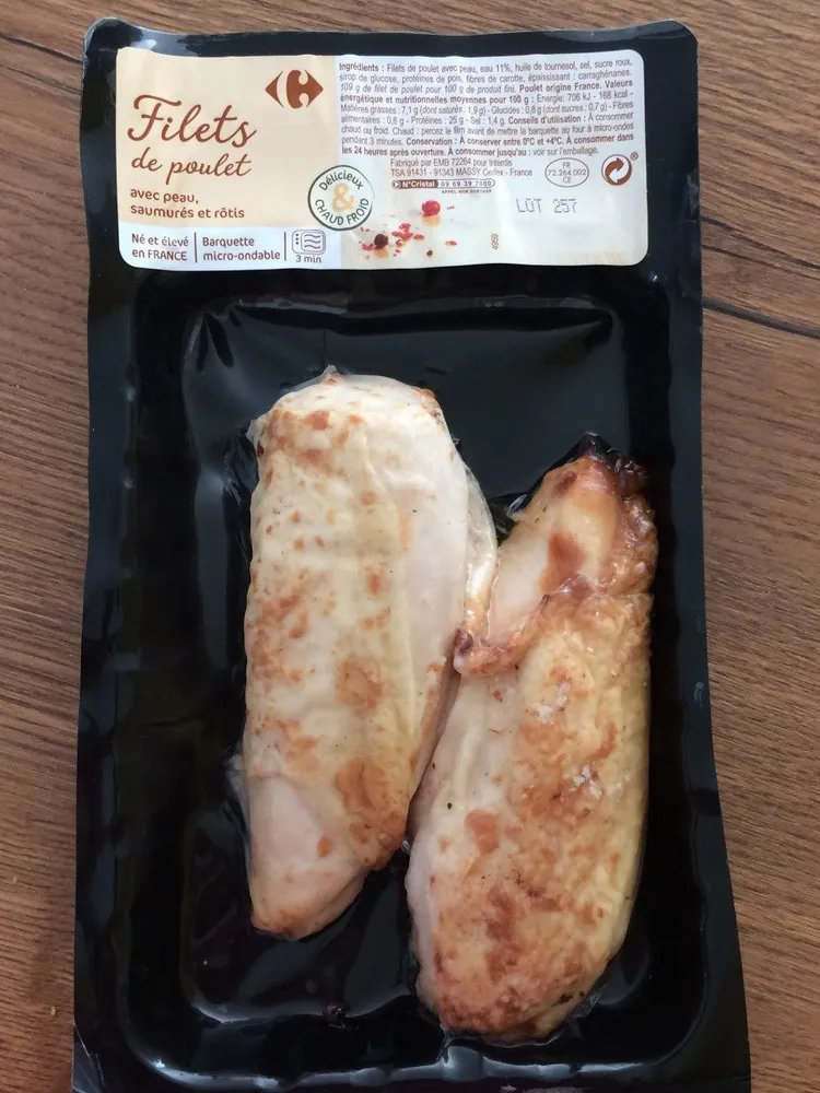 Filets de poulet