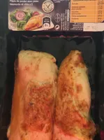 Filets de poulet avec peau saumurés et rôtis