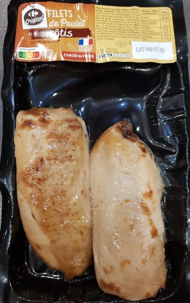 Filets de poulet rôtis