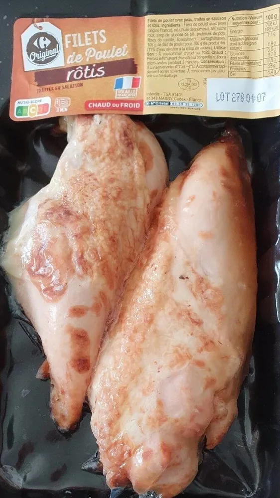 Filets de poulet rôtis