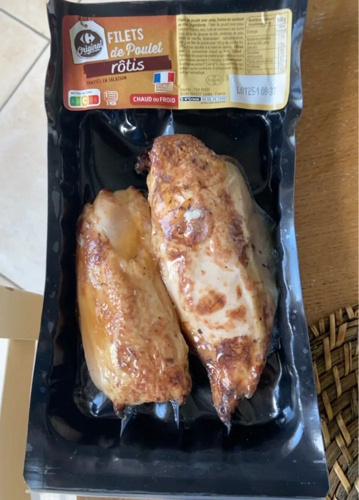Filets de poulet rôtis