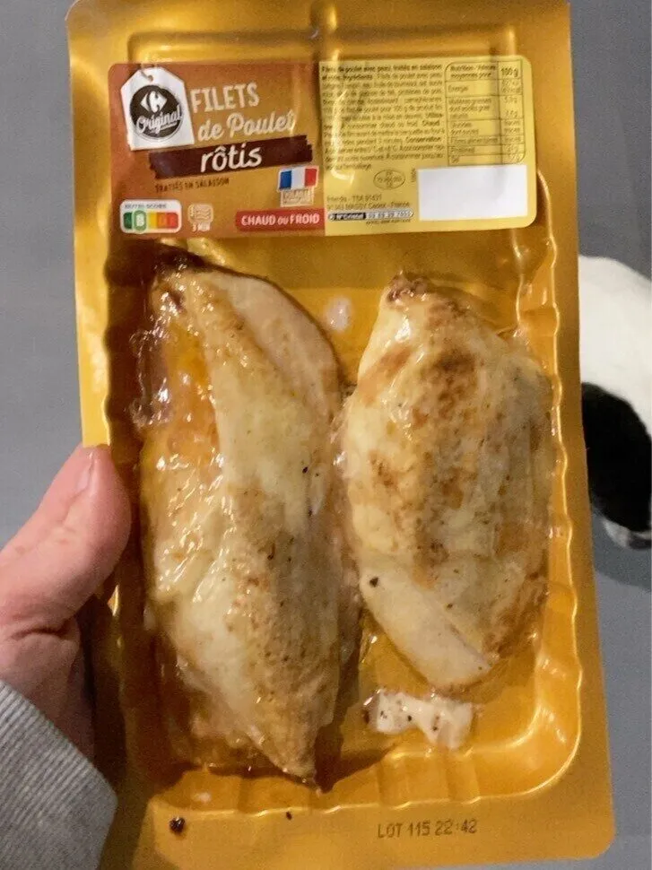 Filet de poulet rotis