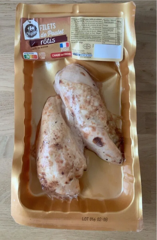 Filets de poulet rôtis