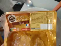 Filets de poulet cuit