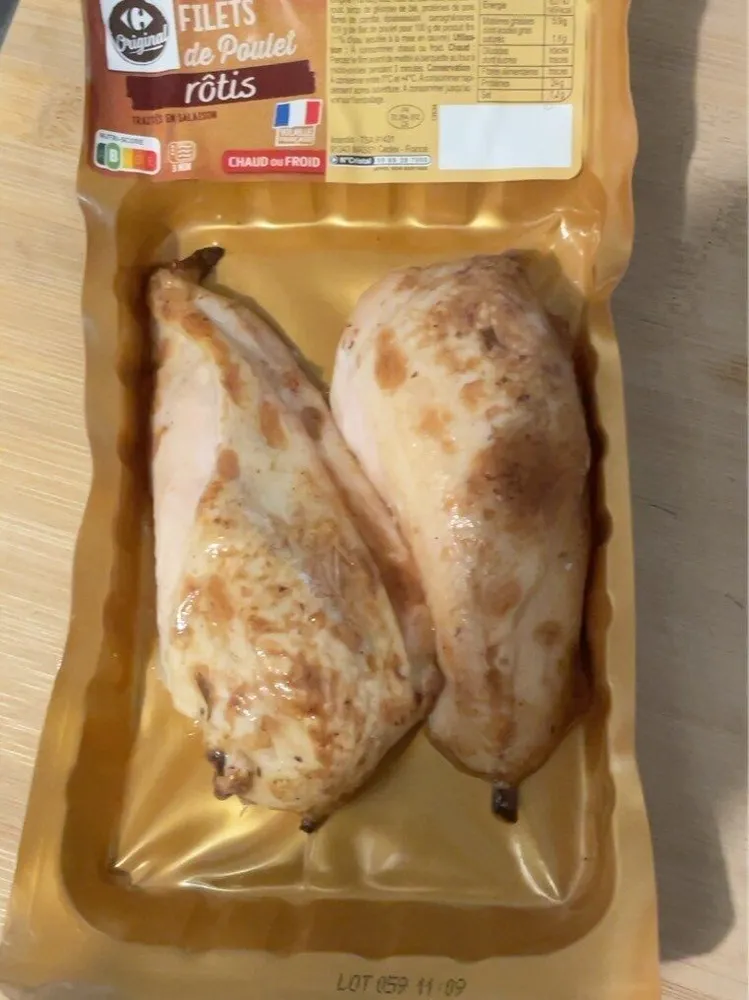 Filets de poulet rôtis