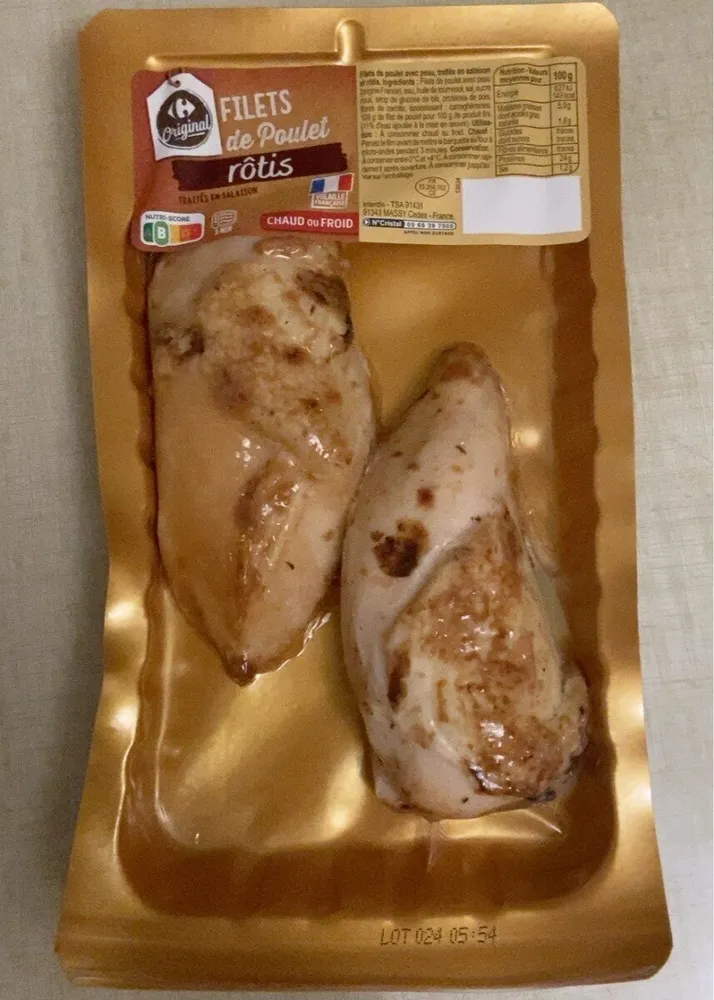 Filets de poulet rôtis