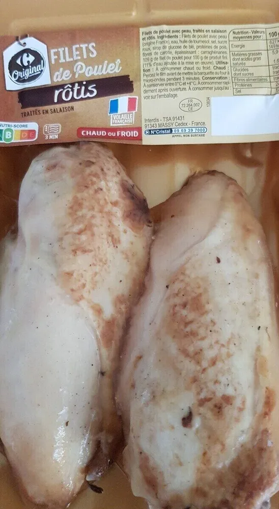 Filets de poulet rôtis