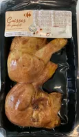 Cuisses de poulet saumurees et roties