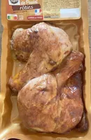 Cuisses de poulet roties