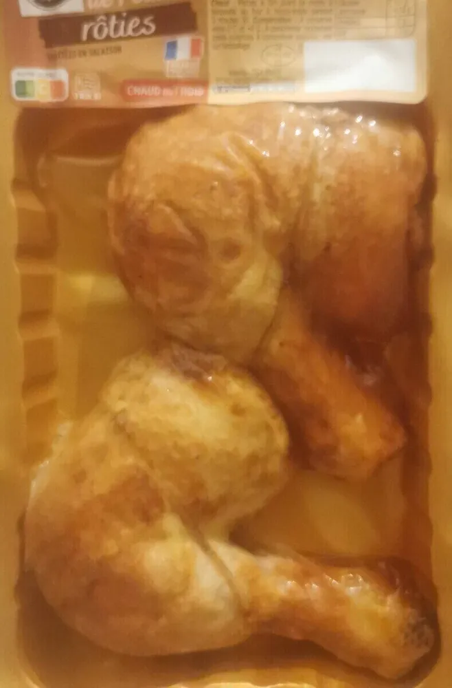 Cuisses de poulet rôties
