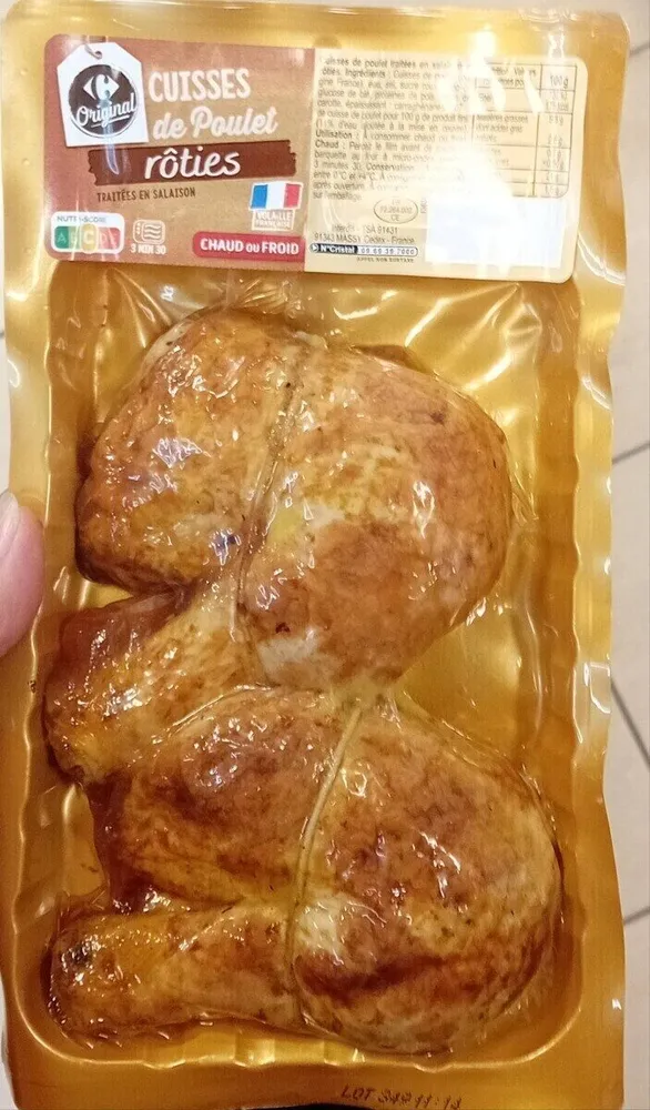 Cuisses de poulet rôties