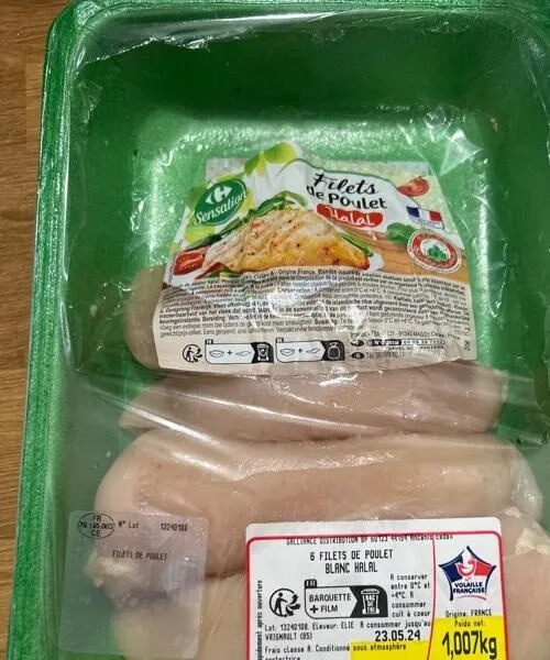 Filet de poulet Halal
