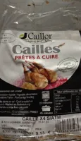 Cailles prête à cuire
