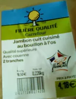 Jambon cuit au bouillon à l'os