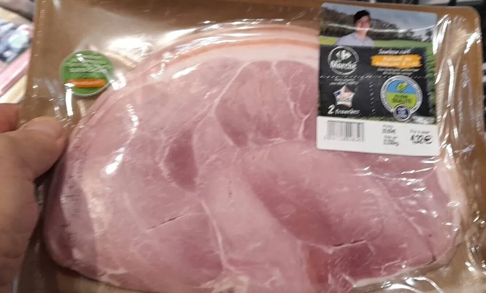 Jambon cuit cuisine au bouillon a l’os