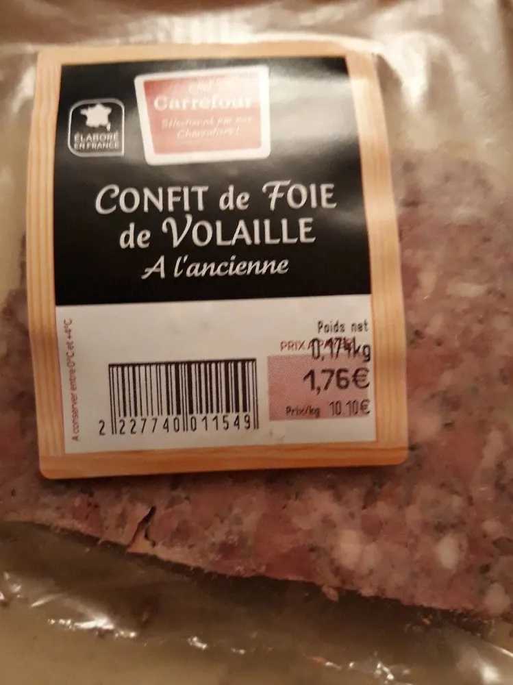 Confit de foie de volaille à l'ancienne
