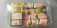 Brochetas maridas con verduras